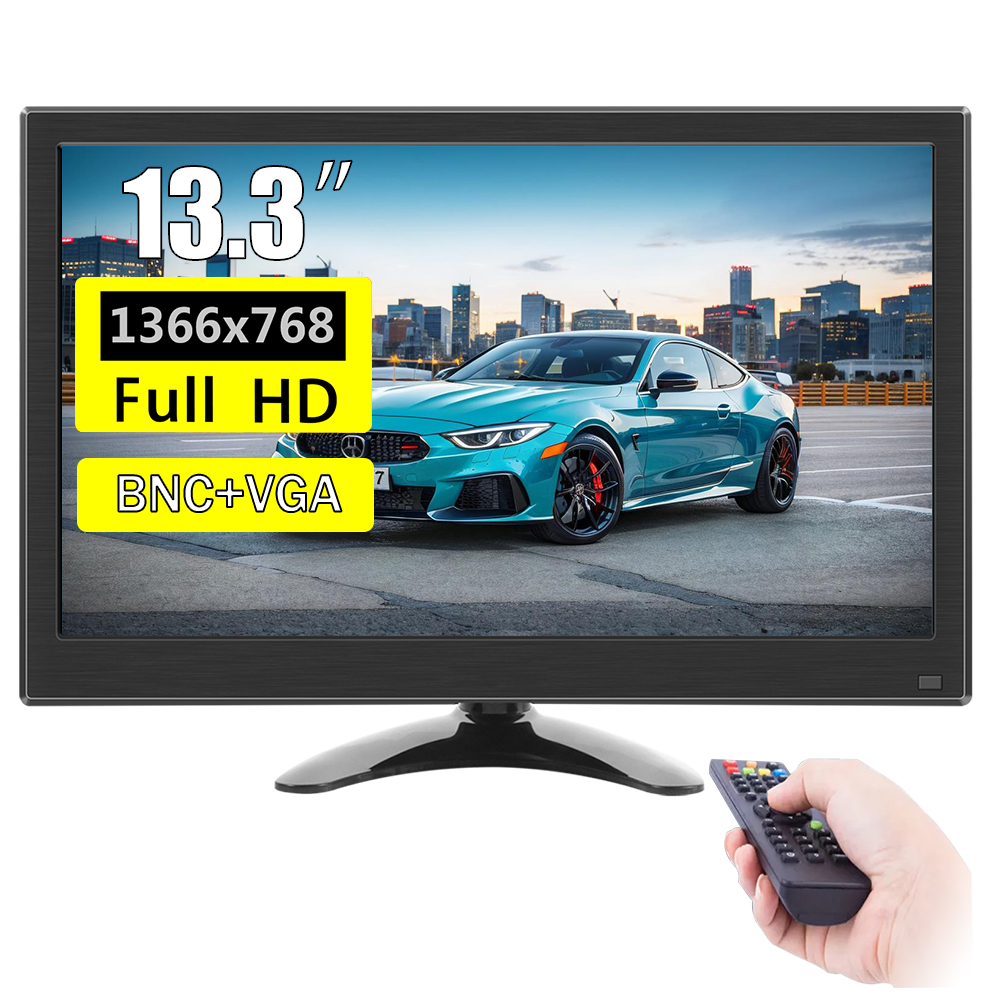 Gaming Monitor Curved - 13.3-inch high-definition 1366 * 768 desktop