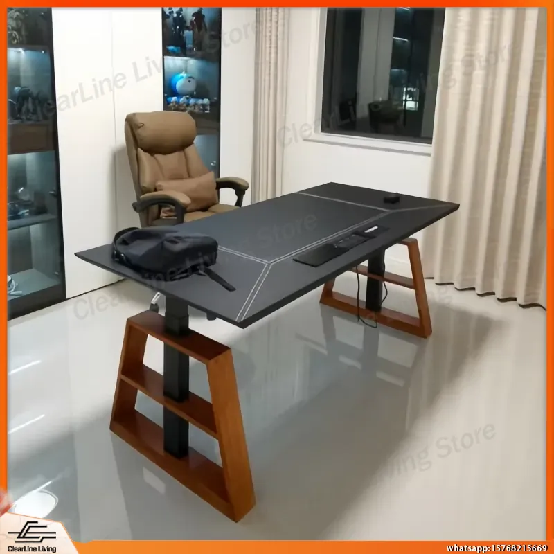 Esports Gaming Setup - Deluxe Ergonomic Electric Height Adjustable Dual