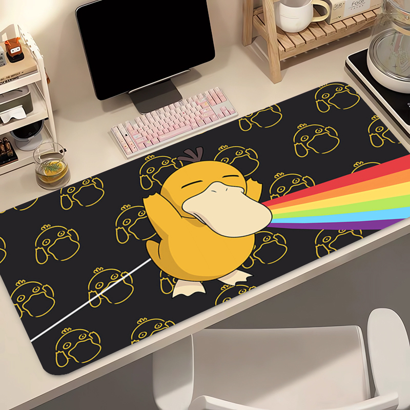 Esports Gaming Mousepad - Natural Rubber Mouse Pad Pokemon Psyduck