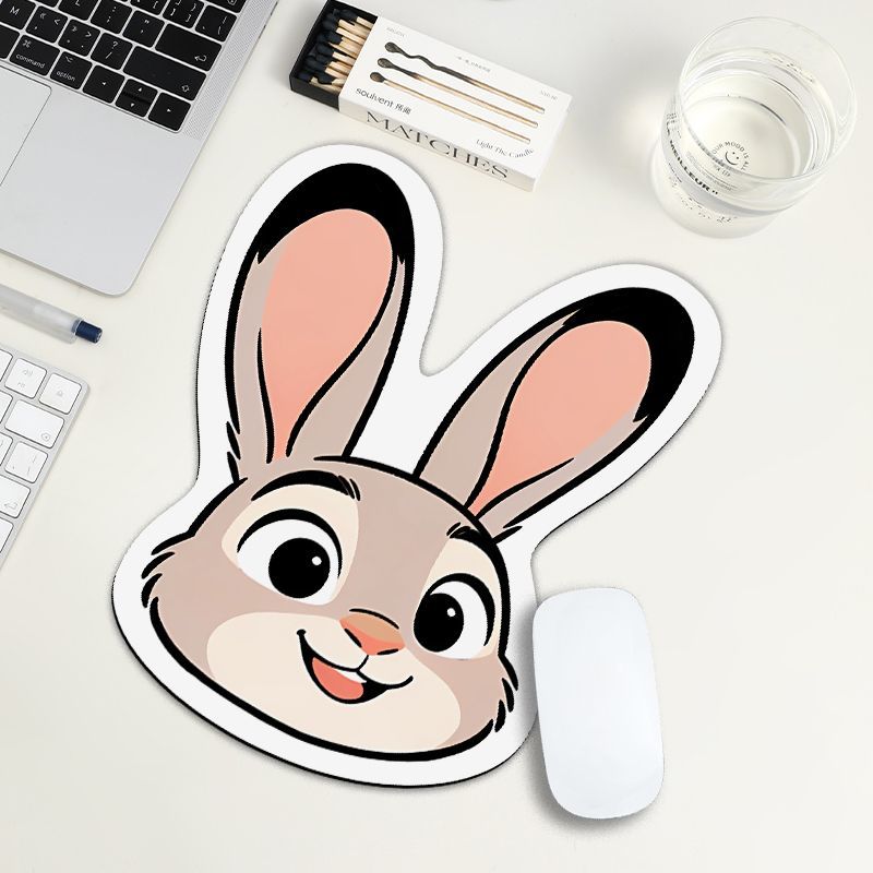 Esports Gaming Mousepad - 24cm Zootopia Mouse Pad, Student Cartoon,