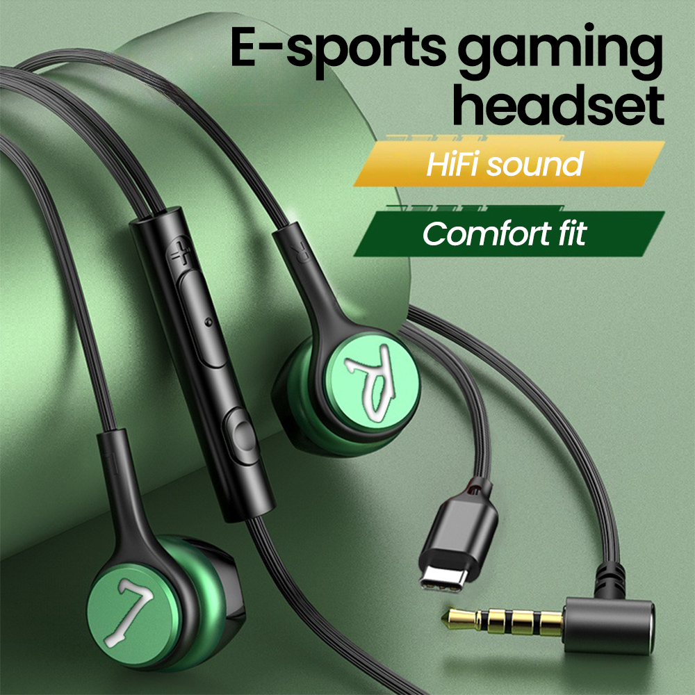 Esports Gaming Phone - DAC Type-C/3.5mm Wired Headphones E-sports Gaming