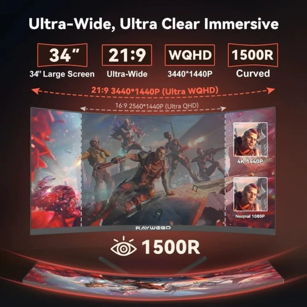 US Shipping 34 Inch Curved Gam - Gaming Monitor Curved 리뷰 및 가격