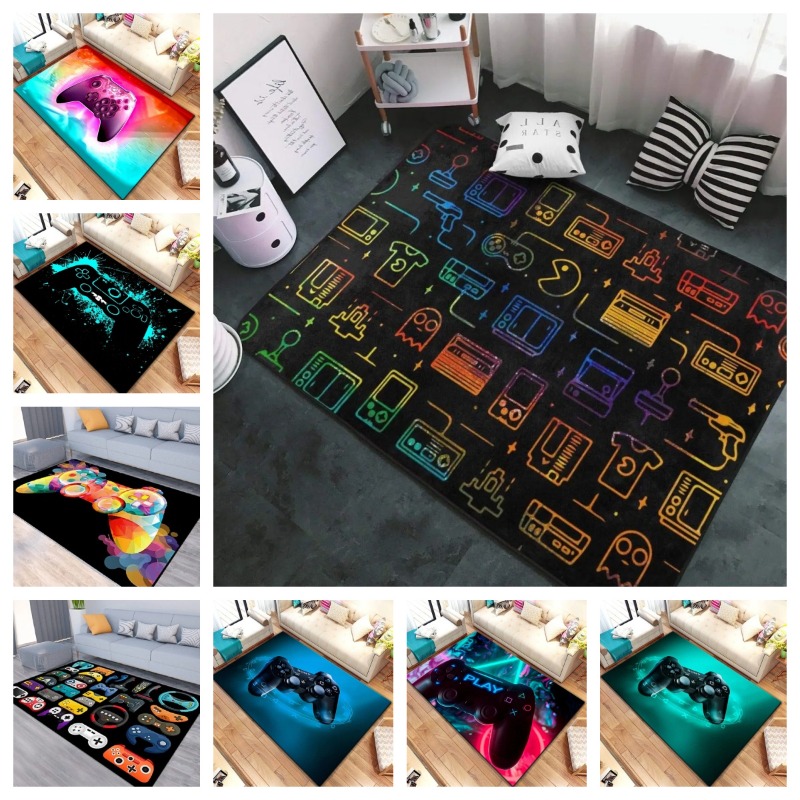 Gaming Esports Rug – Black Con - Esports Or Gaming 리뷰 및 가격