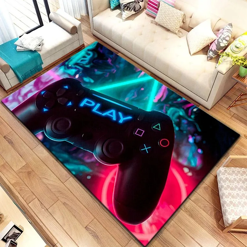 Gaming Esports Rug – Black Con - Esports Or Gaming 리뷰 및 가격