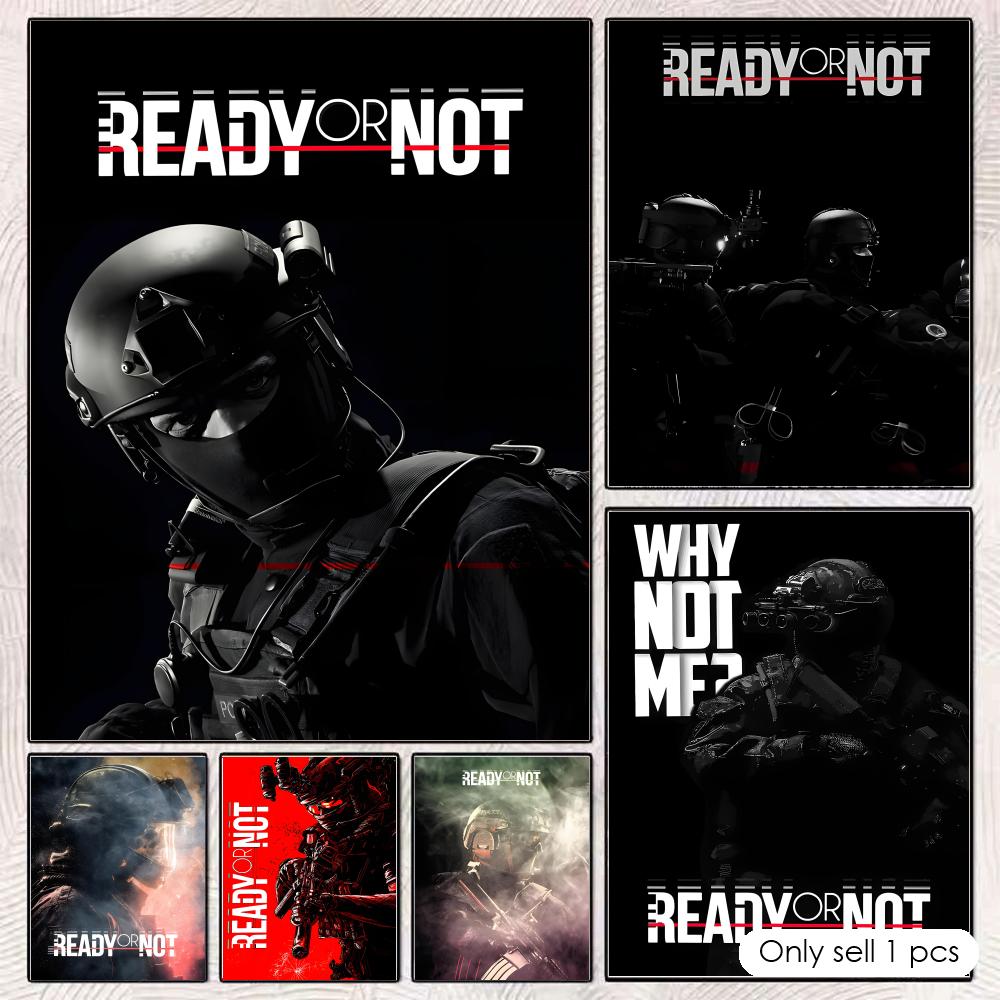 R-Ready or N-NotS Poster HD Wa - Esports Or Gaming 리뷰 및 가격
