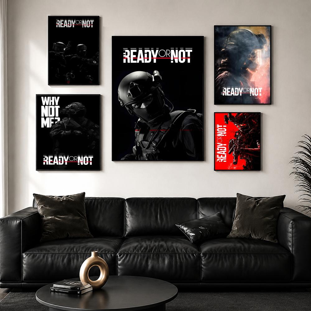 R-Ready or N-NotS Poster HD Wa - Esports Or Gaming 리뷰 및 가격