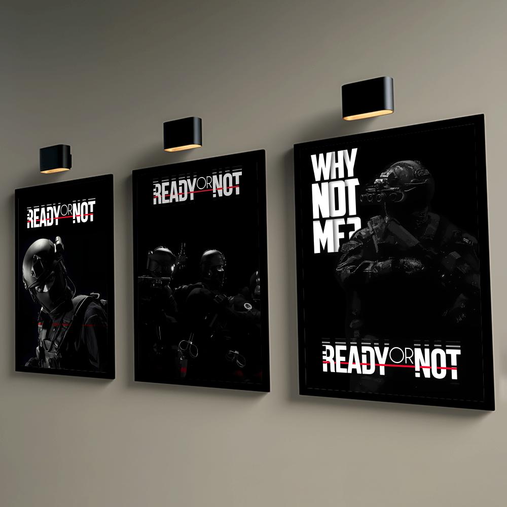 R-Ready or N-NotS Poster HD Wa - Esports Or Gaming 리뷰 및 가격
