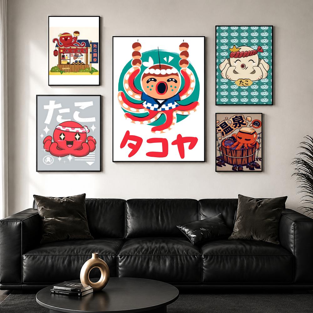Cute Takoyaki Poster Wall Post - Esports And Gaming Lounge 리뷰 및 가격