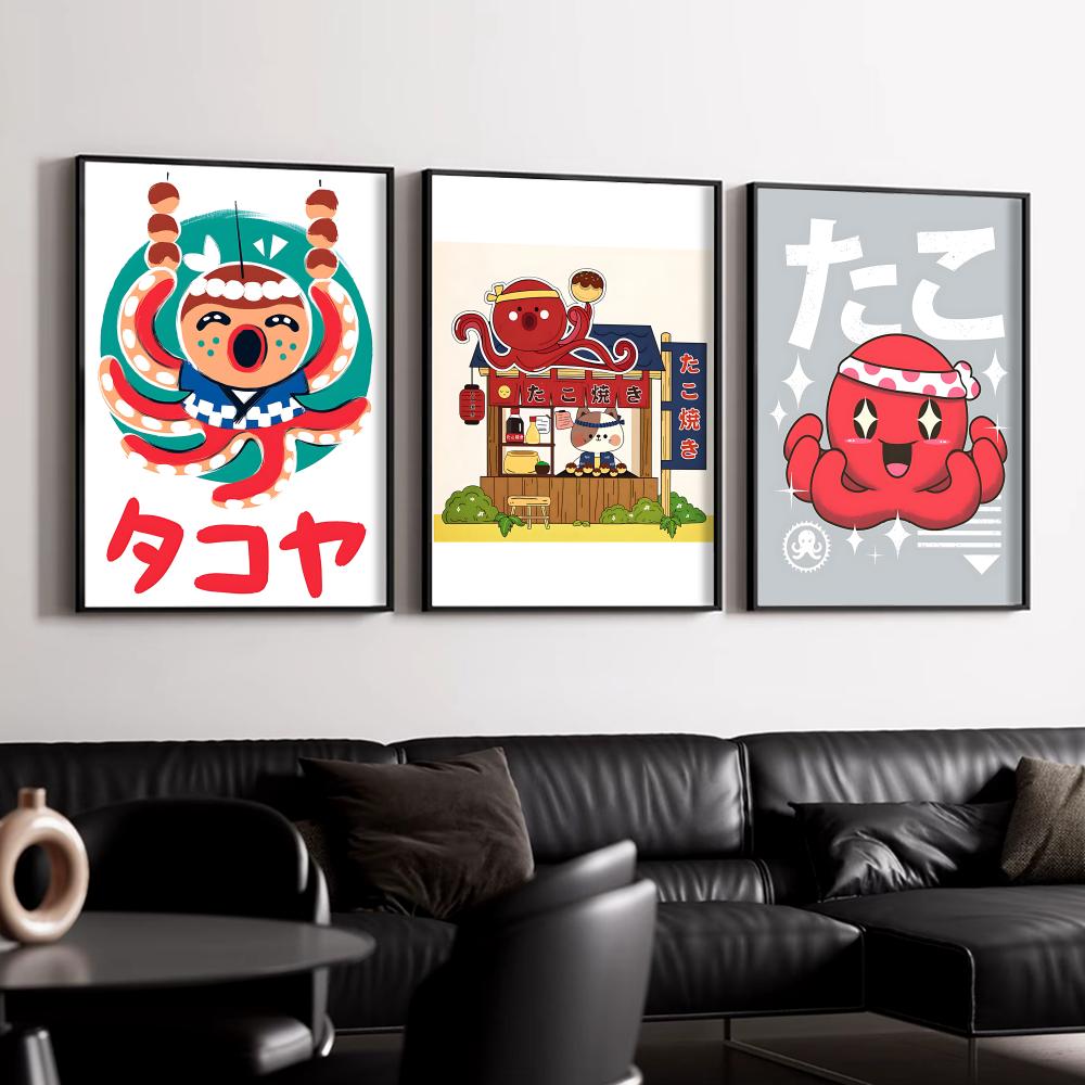 Cute Takoyaki Poster Wall Post - Esports And Gaming Lounge 리뷰 및 가격