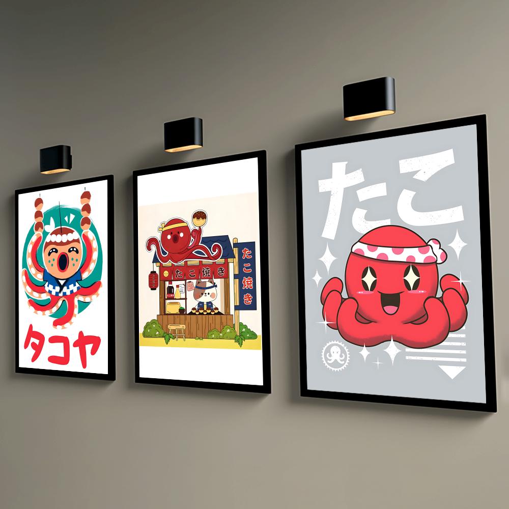 Cute Takoyaki Poster Wall Post - Esports And Gaming Lounge 리뷰 및 가격