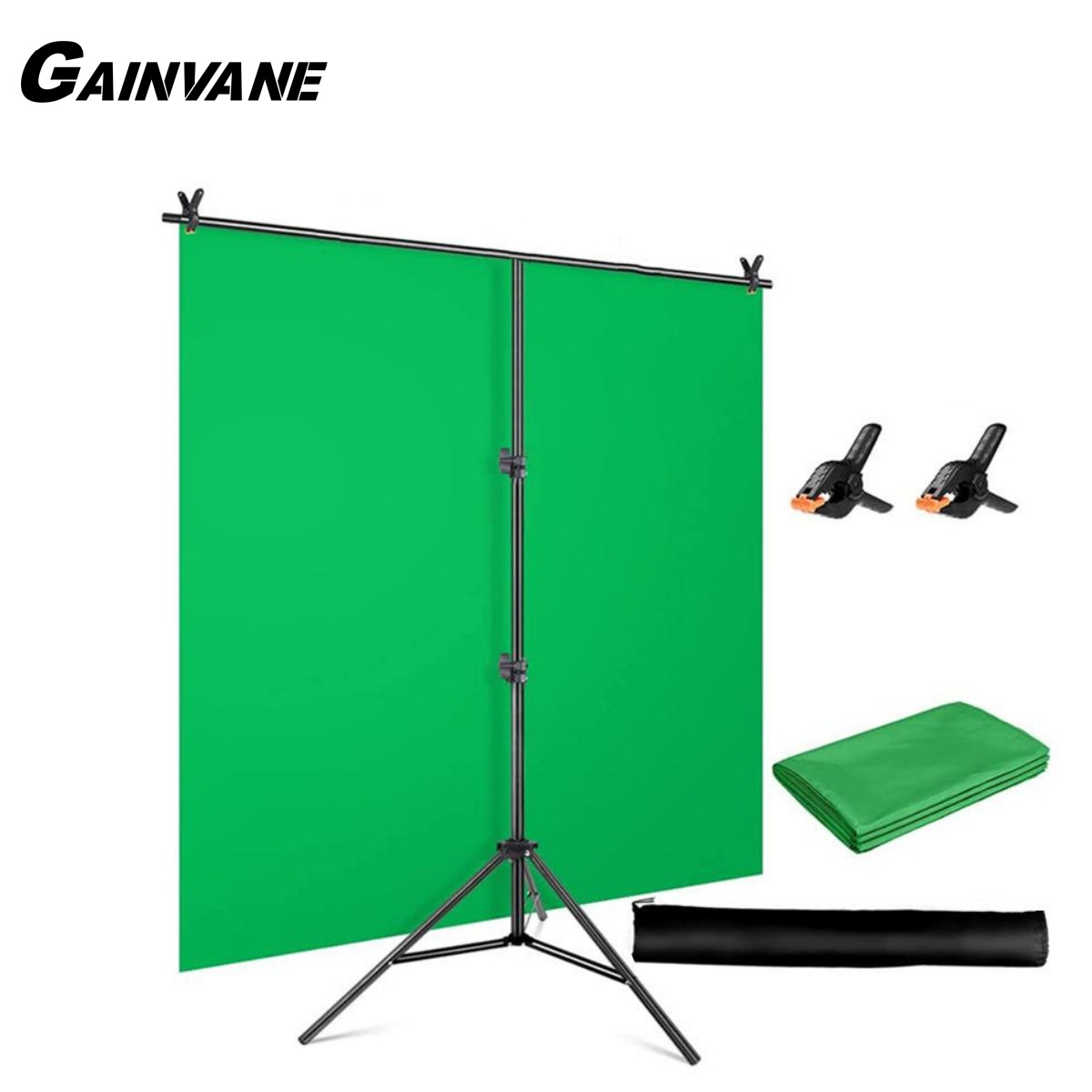 T-Shape Backdrop Stand Kit wit - Green Screen Collapsible 리뷰 및 가격