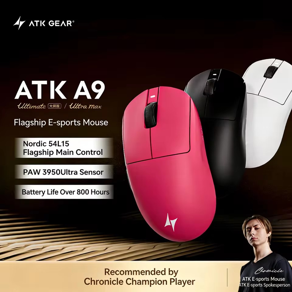 ATK A9 Air Ultimate Gaming Mou - Ultimate Esports Gaming 리뷰 및 가격