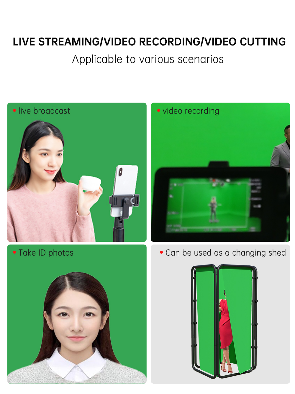 SH 2.4x4M Background Stand Fra - Green Screen Collapsible 리뷰 및 가격