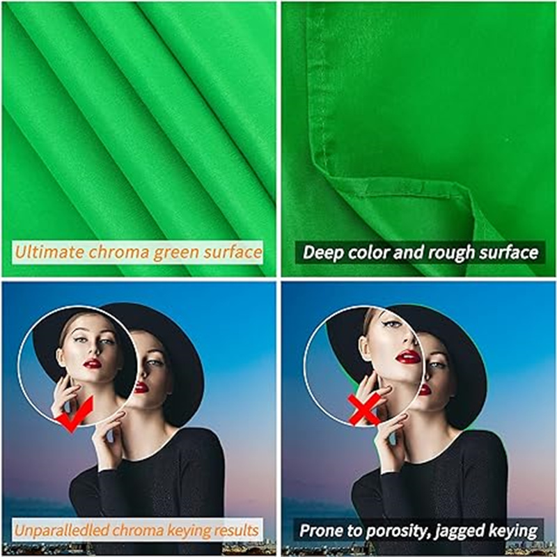 GAINVANE Backdrop Cloth White  - Green Screen Collapsible 리뷰 및 가격
