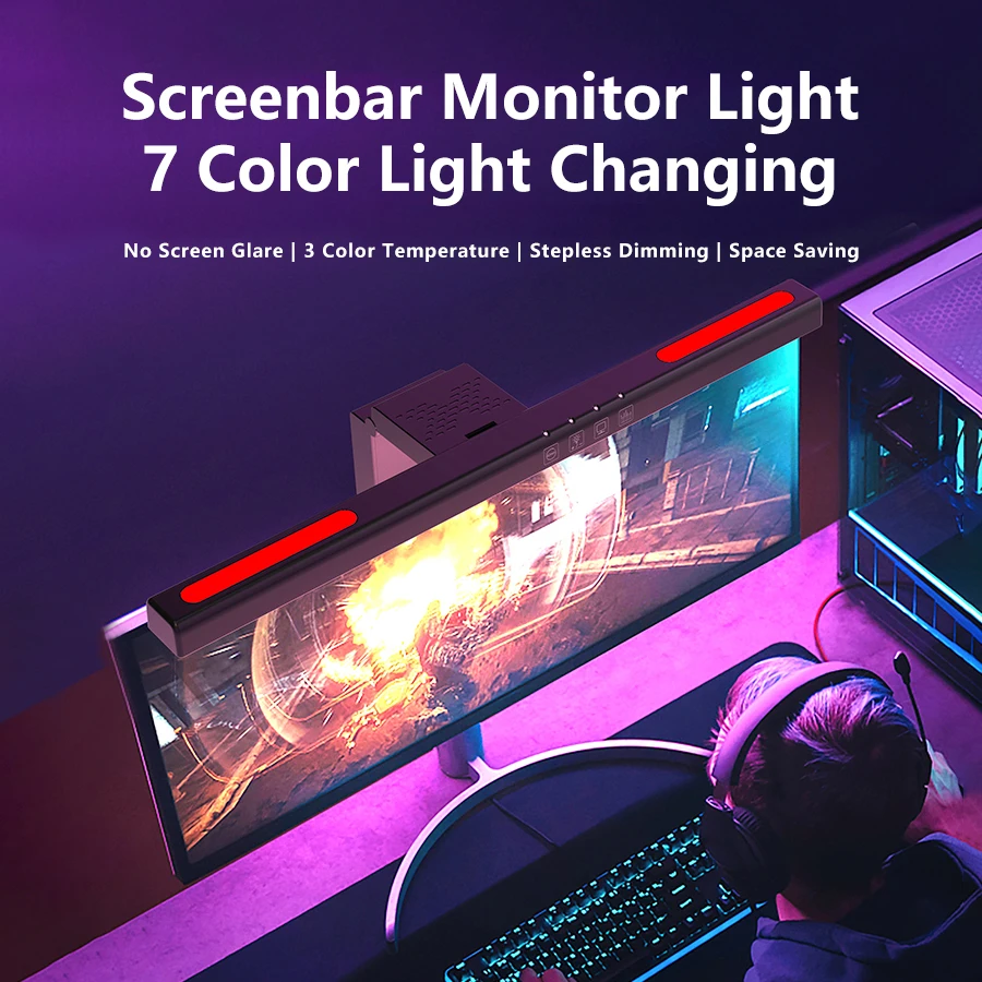 USB Stepless Dimming Screen Ha - Gaming Monitor Curved 리뷰 및 가격