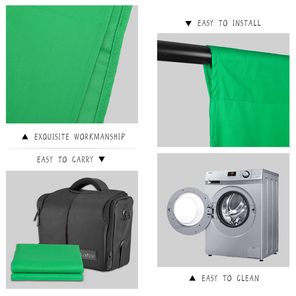 2X3 /3X4 3X6M Photography Musl - Green Screen Collapsible 리뷰 및 가격