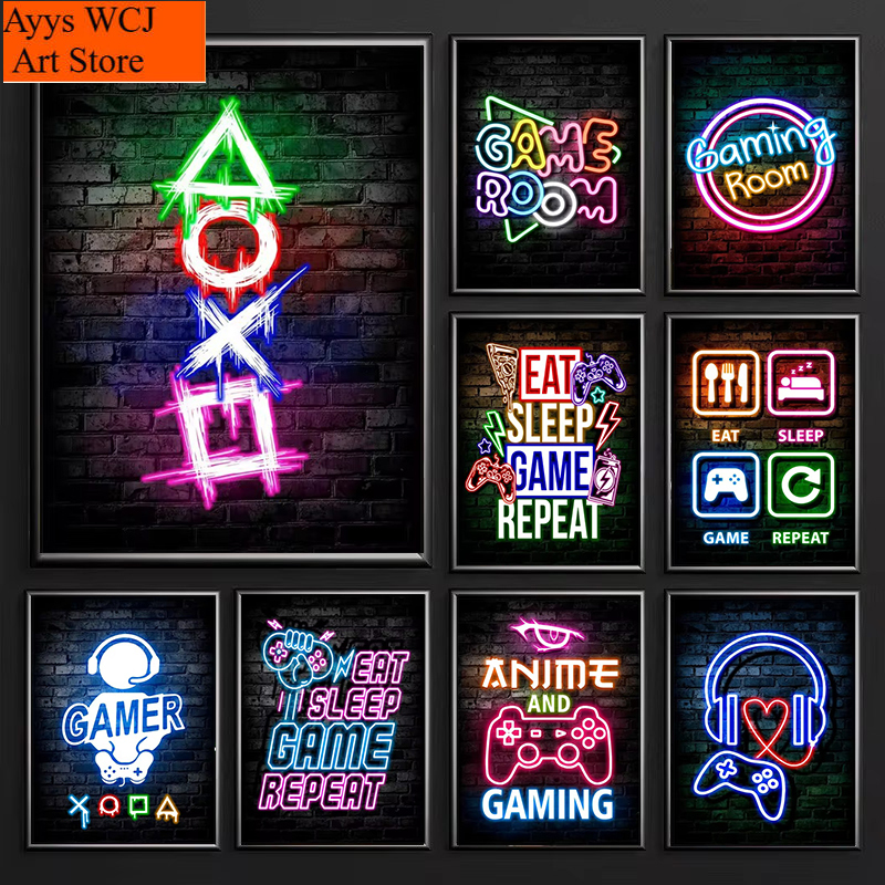 1pc frameless Canvas Painting  - Esports Gaming 리뷰 및 가격