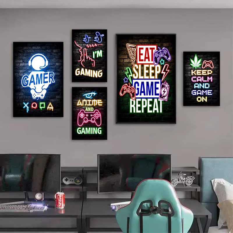 1pc frameless Canvas Painting  - Esports Gaming 리뷰 및 가격