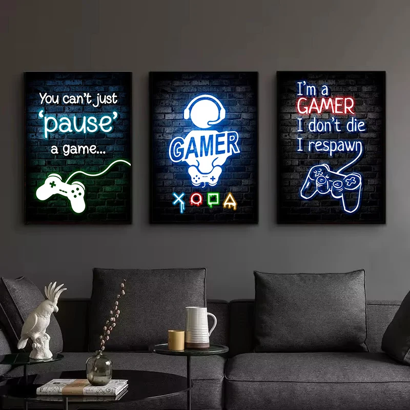 1pc frameless Canvas Painting  - Esports Gaming 리뷰 및 가격