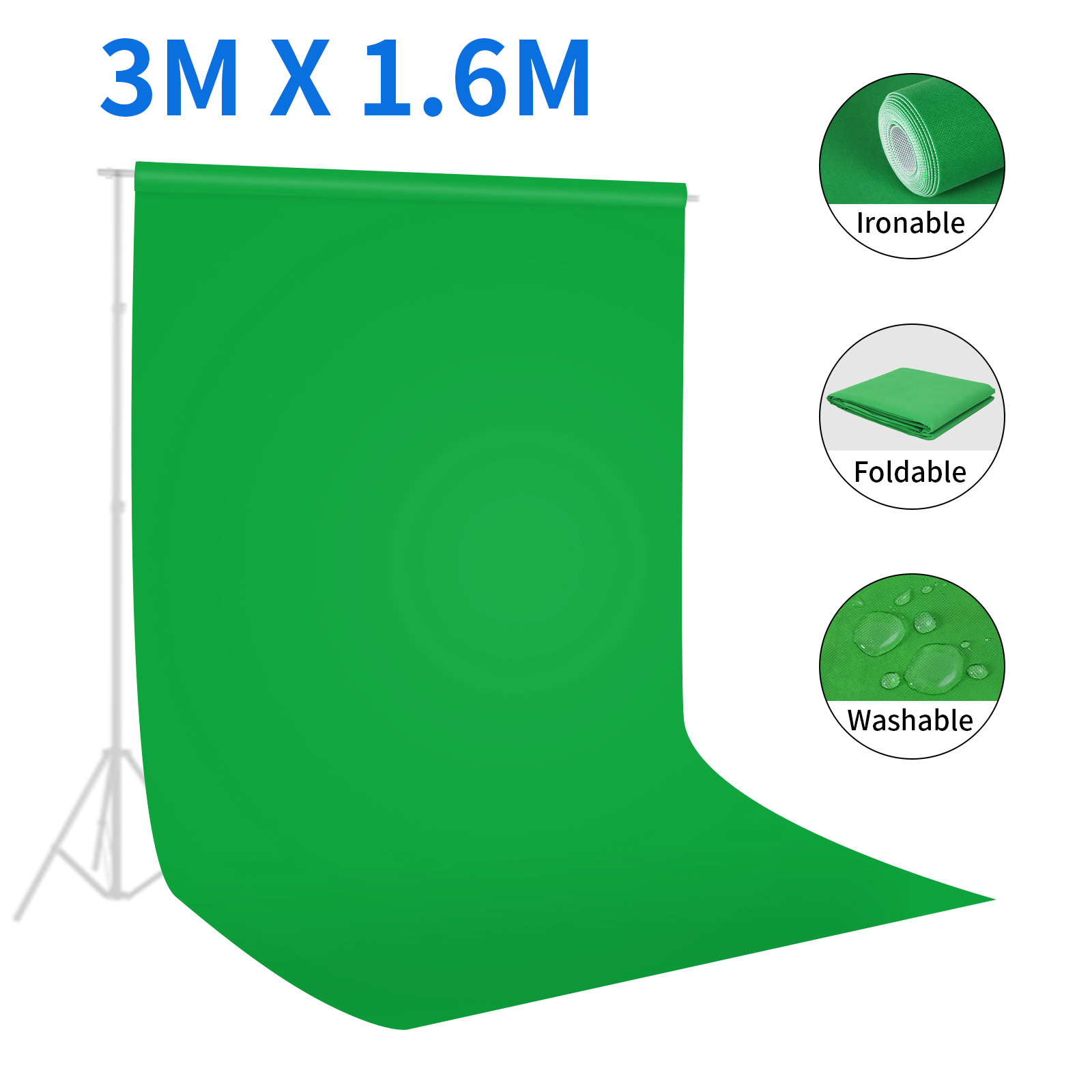 Selens Green Screen Backdrop C - Green Screen Collapsible 리뷰 및 가격