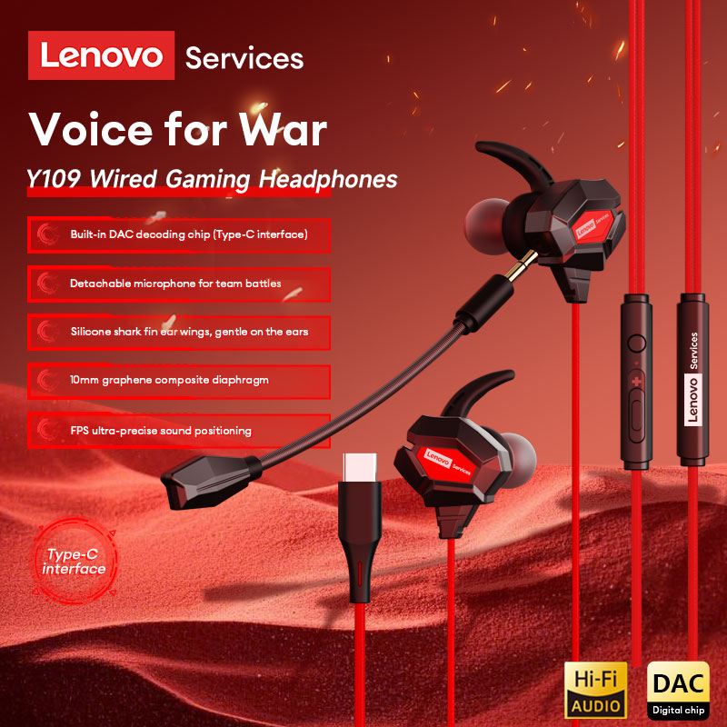 Lenovo Y109 Wired Gaming Heads - Esports Gaming Phone 리뷰 및 가격