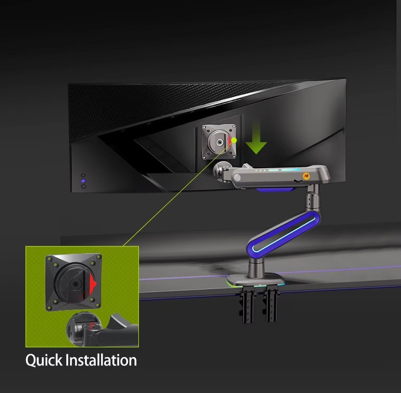 ERGONOMIC Gaming Monitor Arm f - Gaming Monitor Curved 리뷰 및 가격
