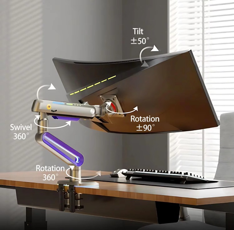 ERGONOMIC Gaming Monitor Arm f - Gaming Monitor Curved 리뷰 및 가격