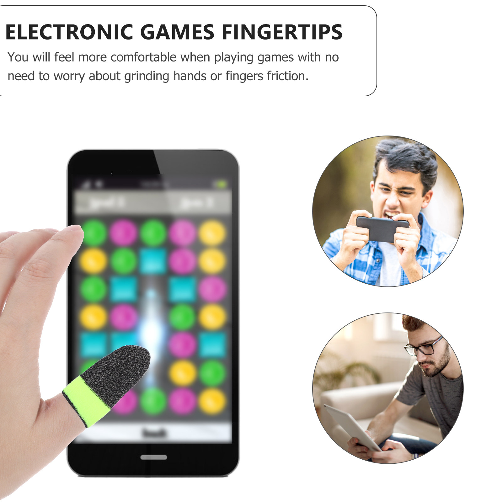 4Pairs Gaming Finger Sleeve Pr - Esports Gaming Phone 리뷰 및 가격