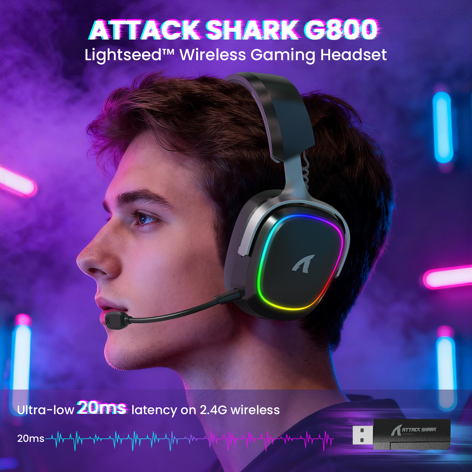 ATTACK SHARK G800 Wireless Gam - Esports Gaming Earbuds 리뷰 및 가격