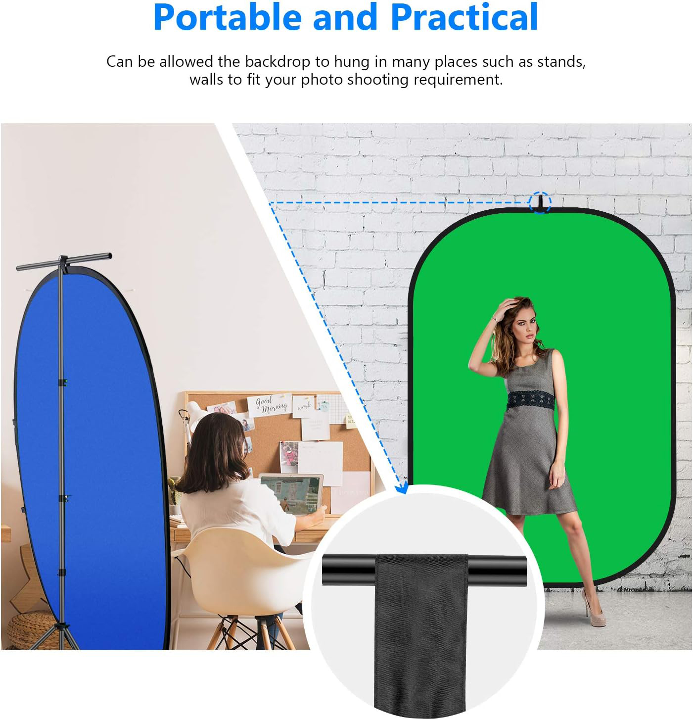 Photography Reflector Portable - Green Screen Collapsible 리뷰 및 가격